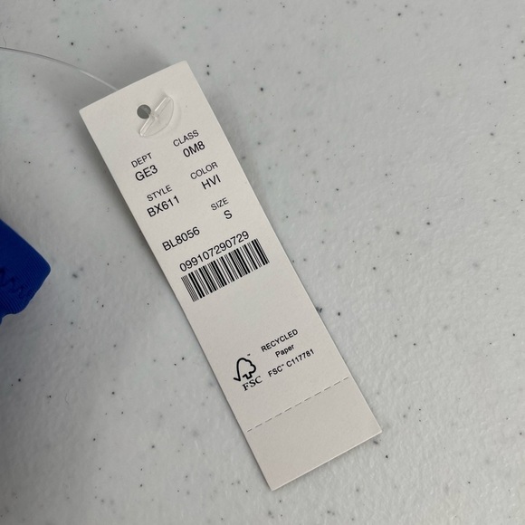 NWT J Crew Heritage Scoop Neck Royal Blue Adjustable Bikini Top Swim Beach S & M - Picture 4 of 11